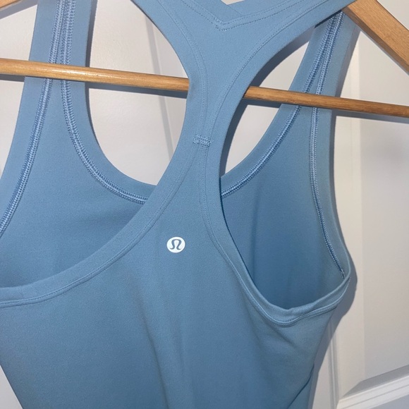 Lululemon Cool Racerback II Seascape Blue 2017 Style #: W1AASS $48 Luon Light 4 - Picture 4 of 5